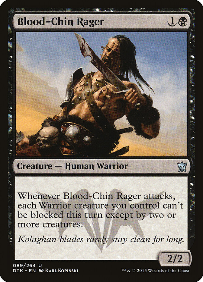 Blood-Chin Rager card front