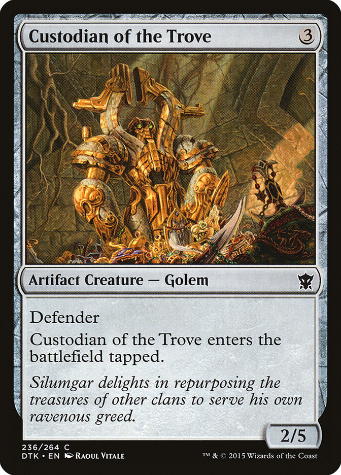 Custodian of the Trove card front