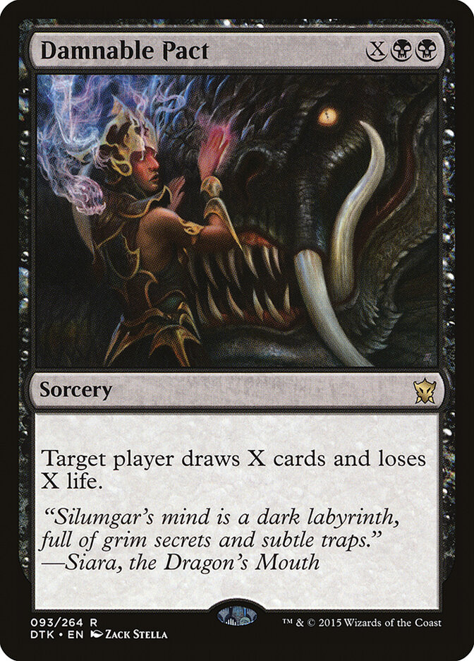 Damnable Pact card front