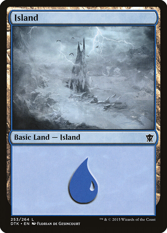 Island card front