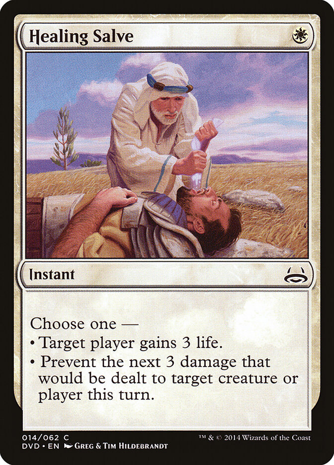 Healing Salve card front
