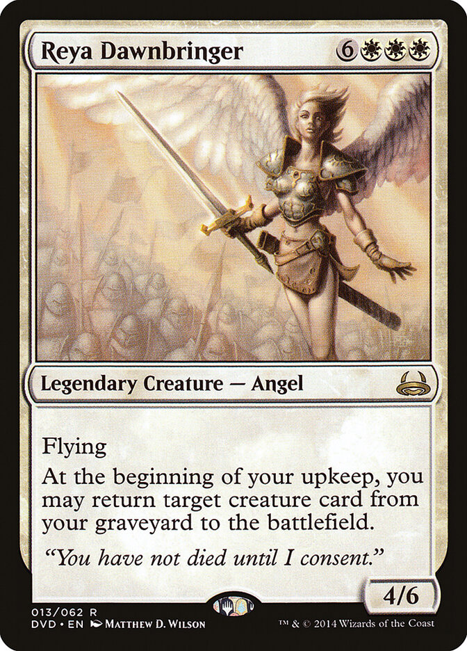 Reya Dawnbringer card front