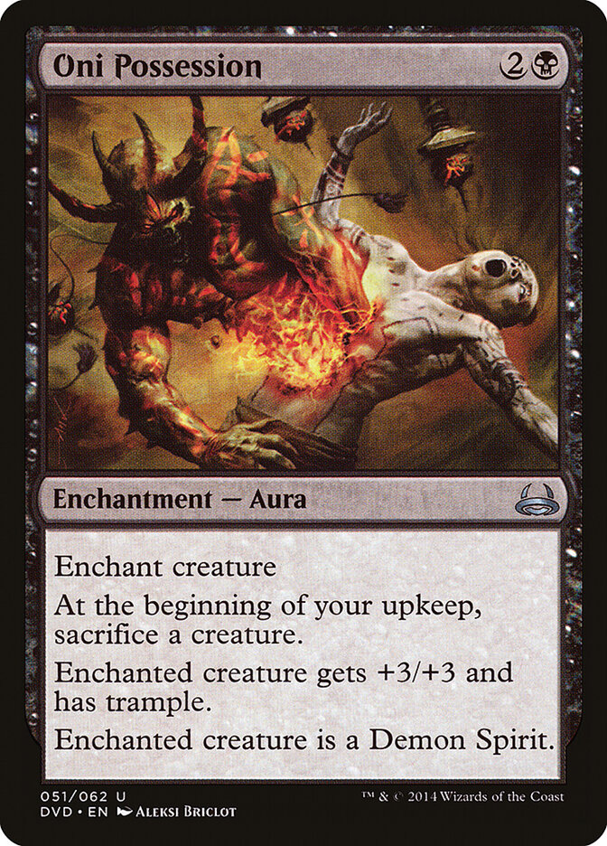 Oni Possession card front