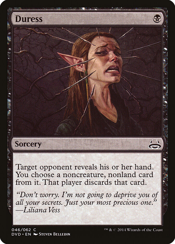 Duress card front