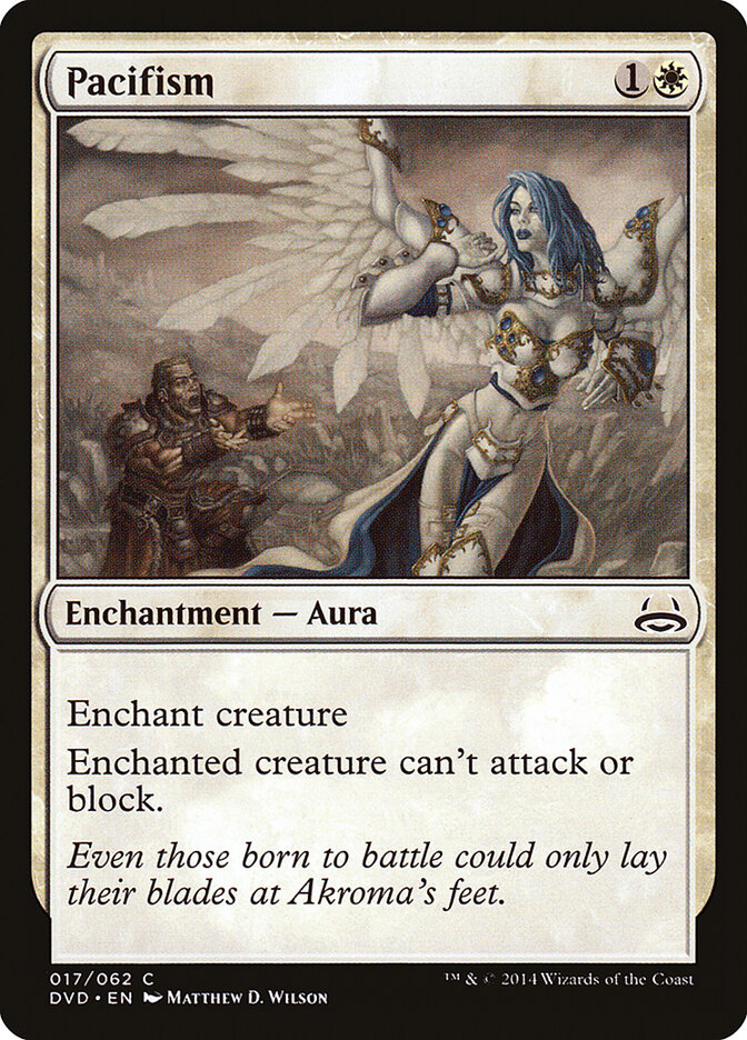 Pacifism card front