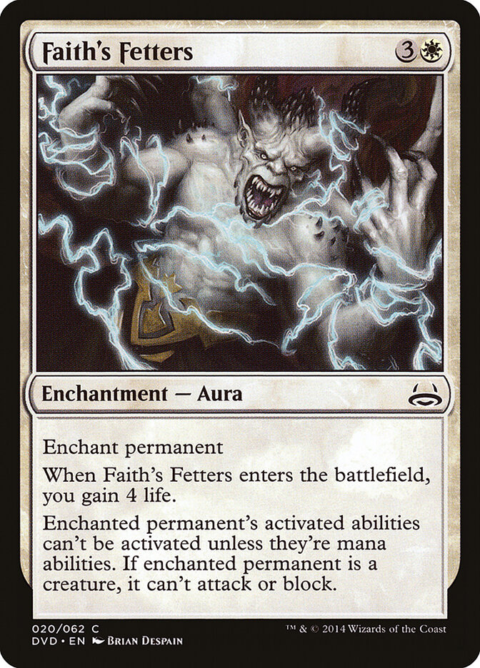Faith's Fetters card front