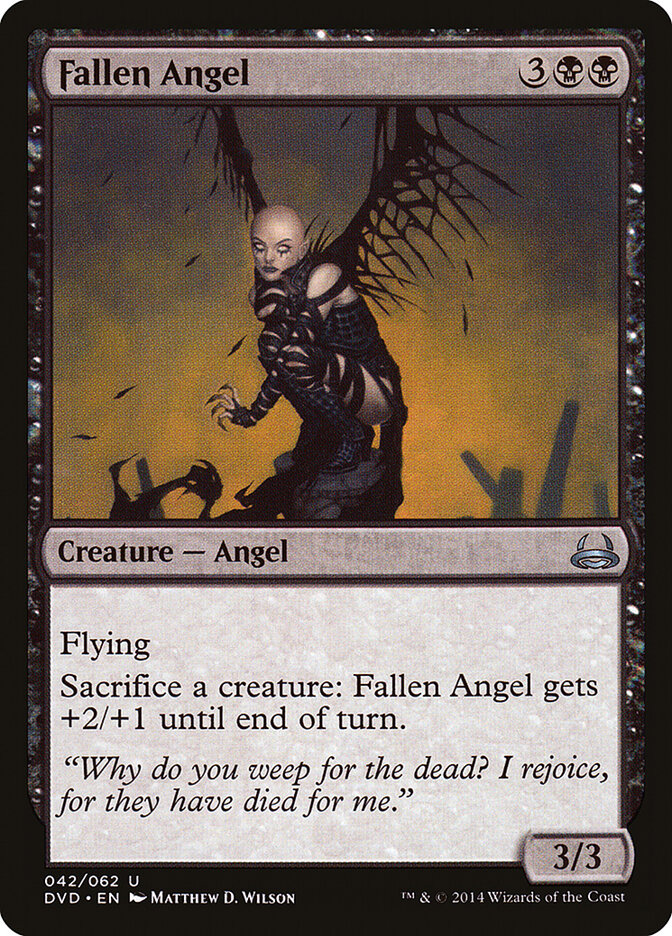 Fallen Angel card front