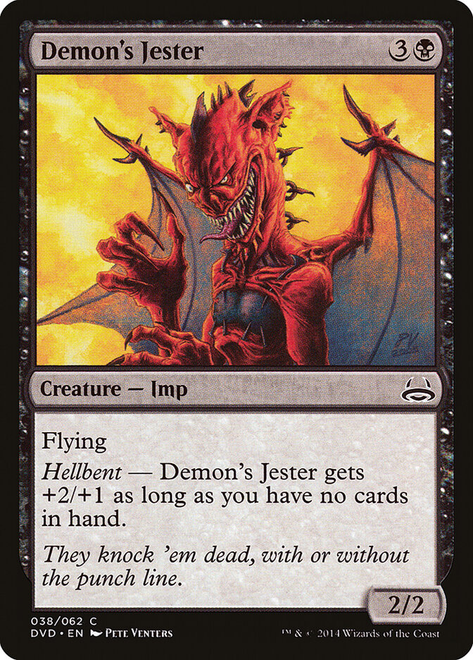 Demon's Jester card front