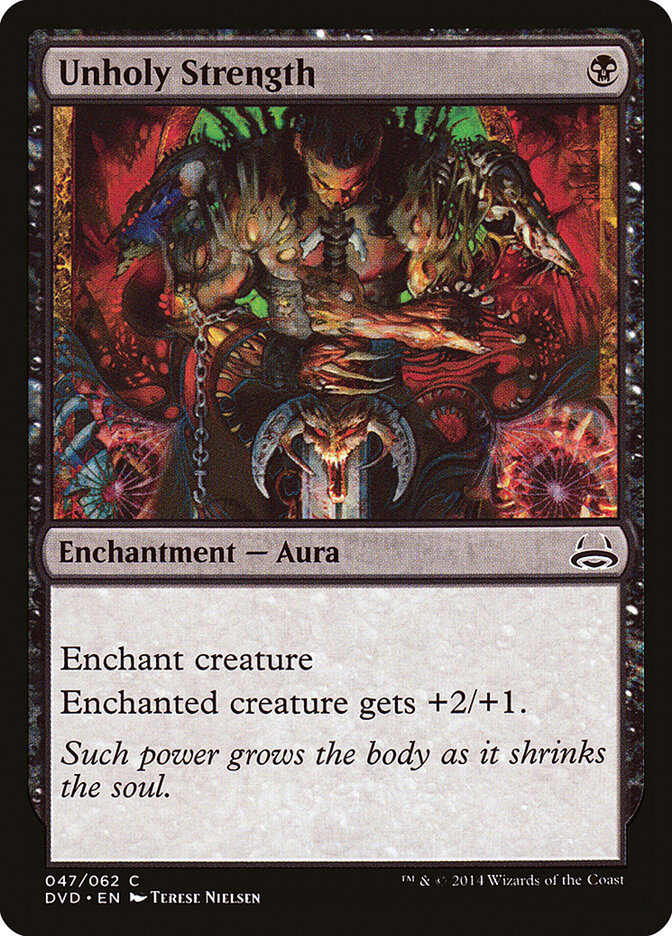 Unholy Strength card front