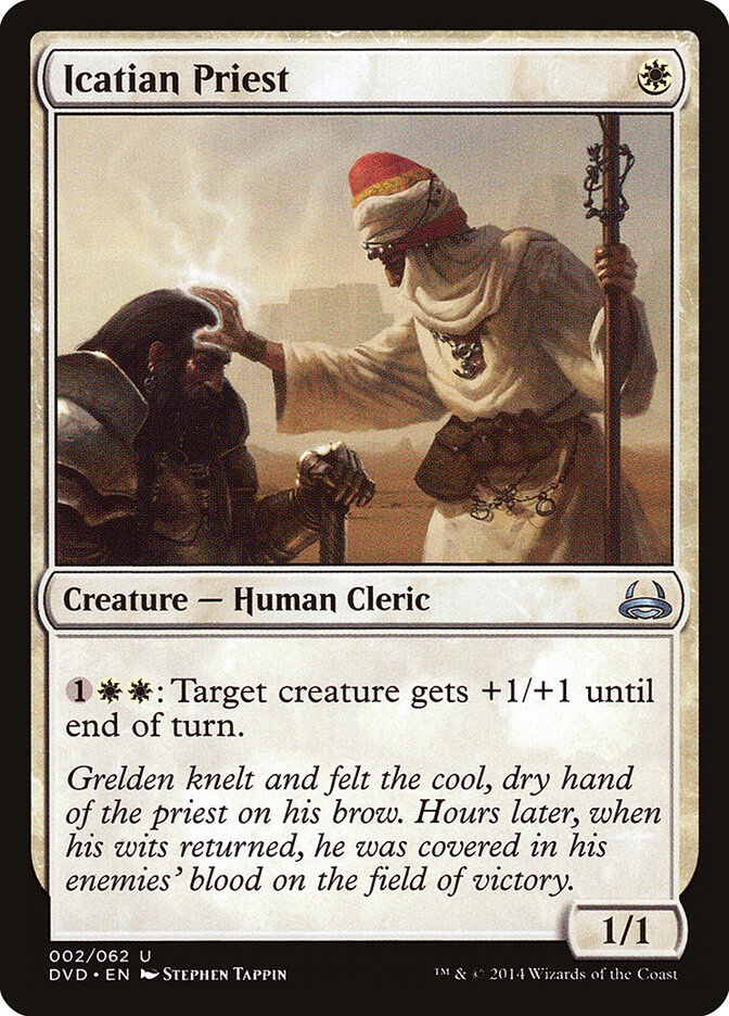 Icatian Priest card front