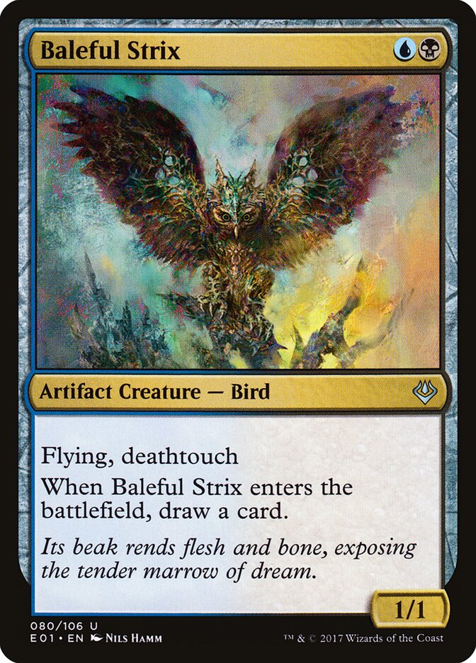 Baleful Strix card front