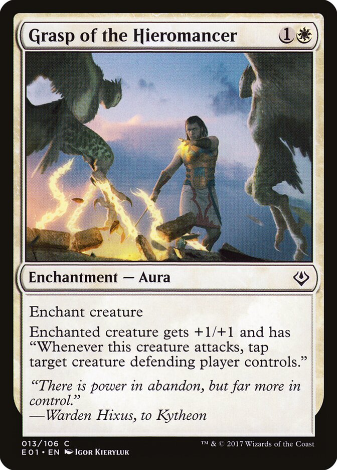 Grasp of the Hieromancer card front