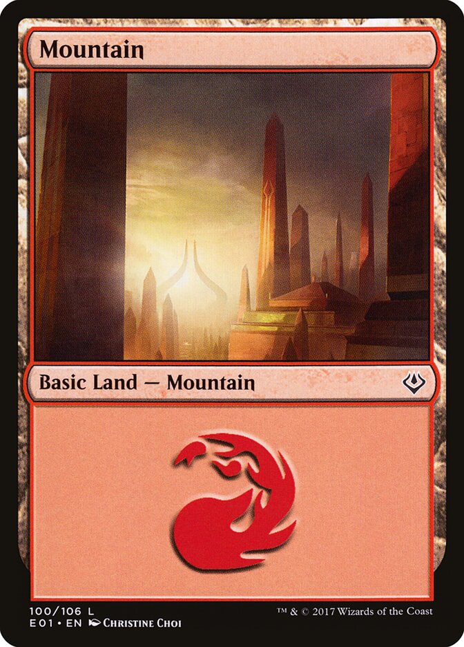 Mountain card front