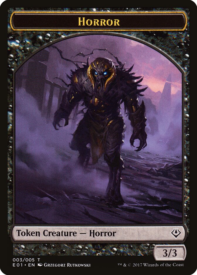 Horror card front