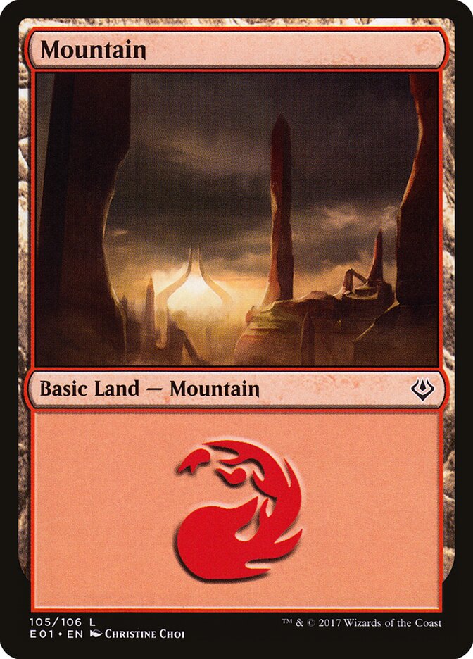 Mountain card front