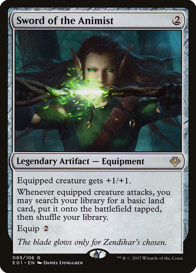 Sword of the Animist card front