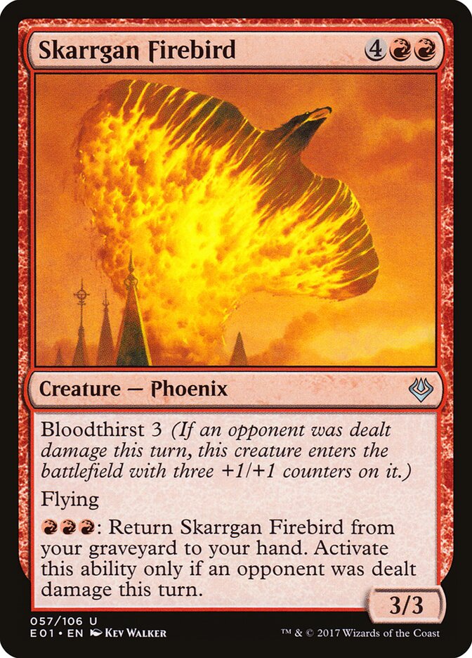 Skarrgan Firebird card front