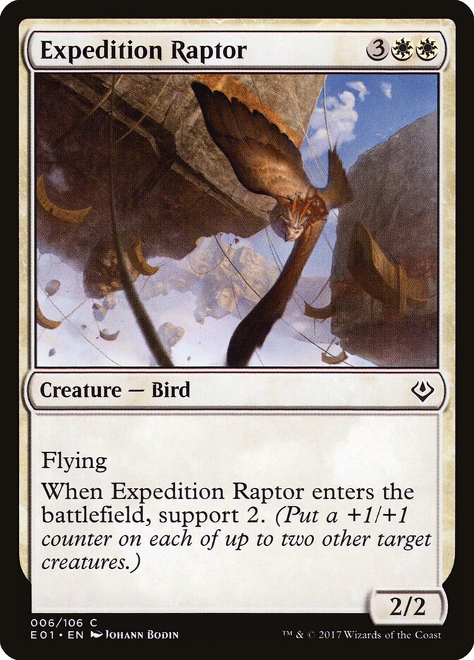 Expedition Raptor card front