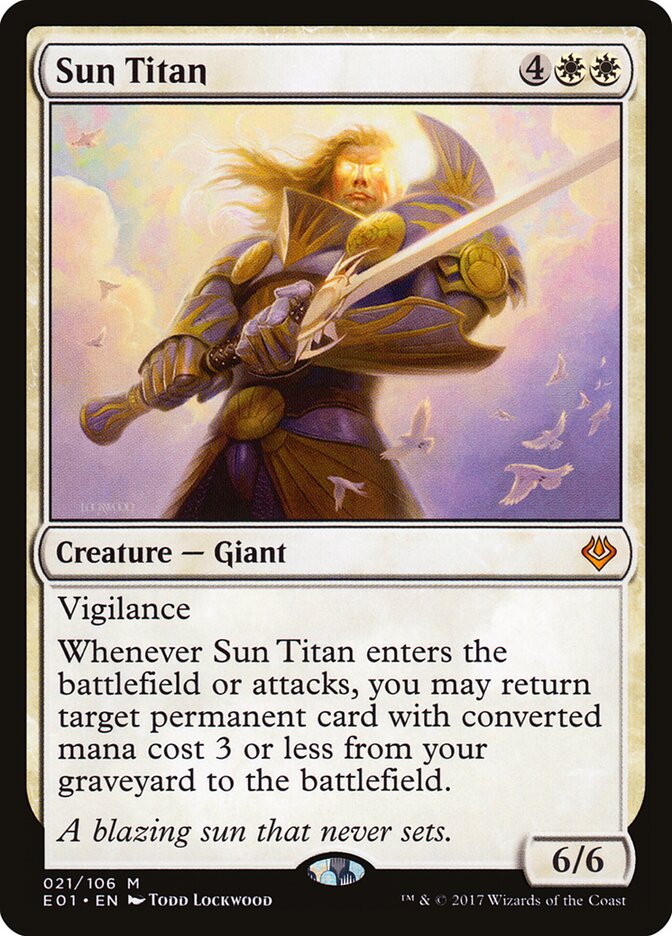 Sun Titan card front