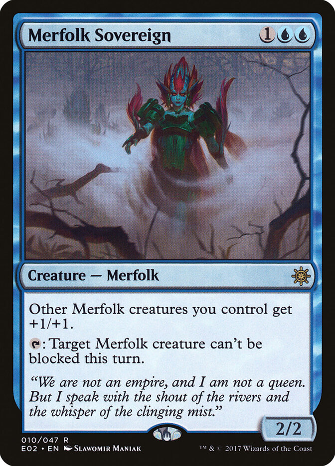 Merfolk Sovereign card front