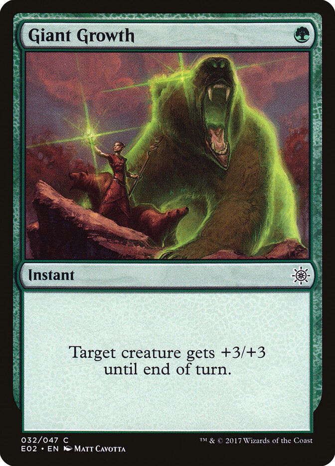 Giant Growth card front