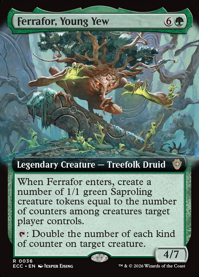 Ferrafor, Young Yew card front