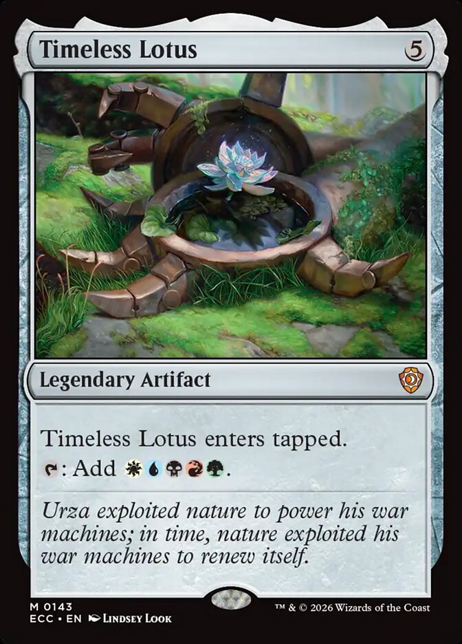 Timeless Lotus card front