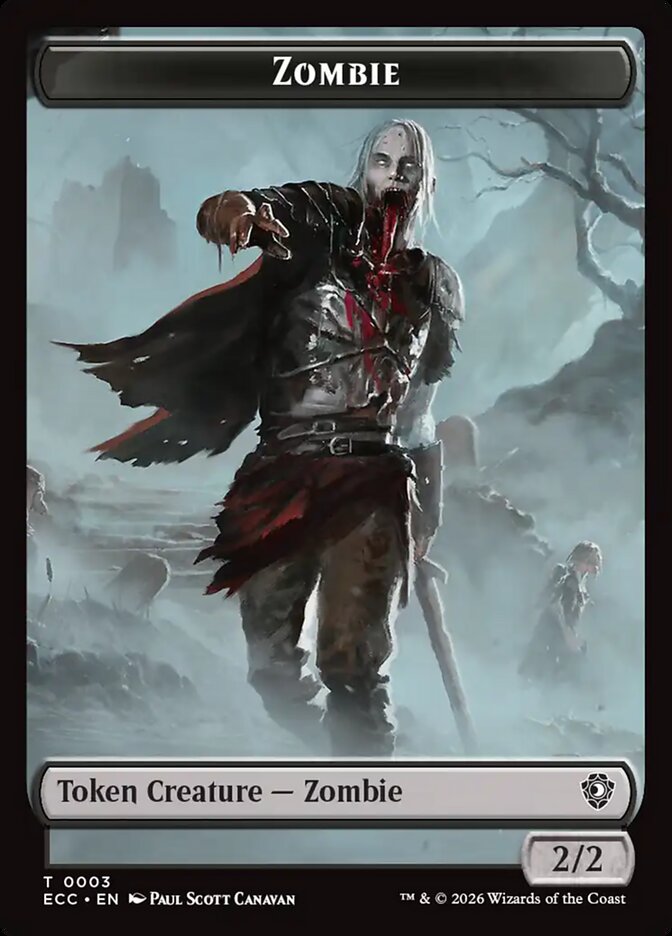 Zombie card front