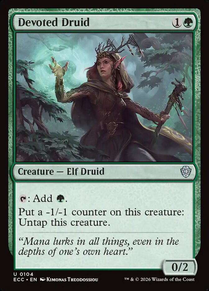 Devoted Druid card front
