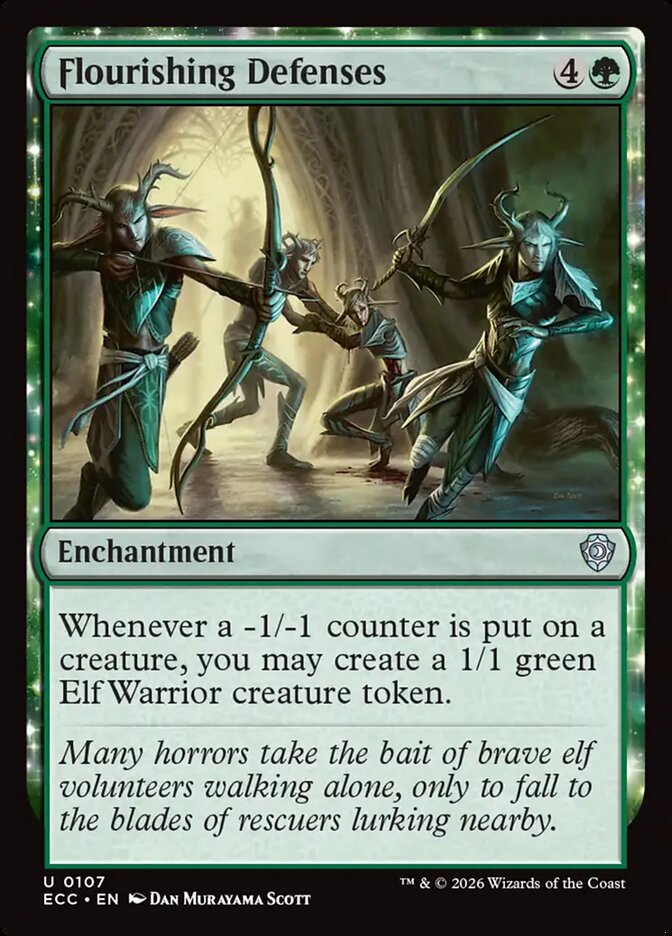 Flourishing Defenses card front
