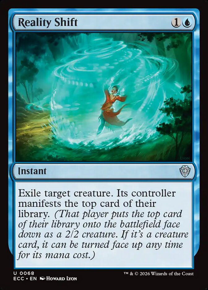 Reality Shift card front