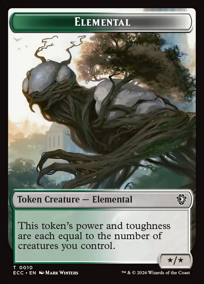Elemental card front