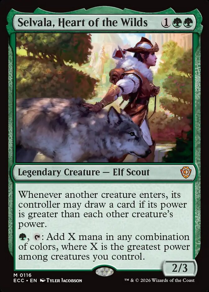 Selvala, Heart of the Wilds card front