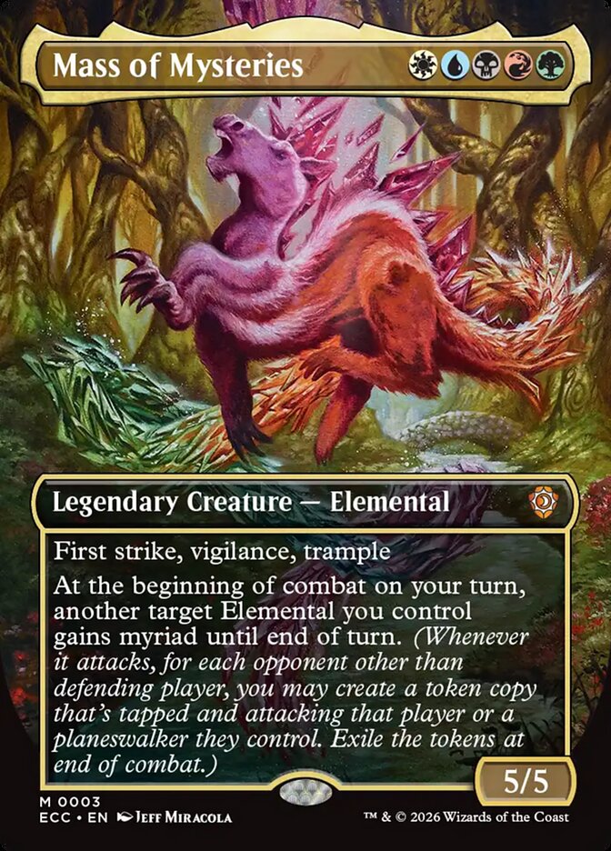 Mass of Mysteries card front