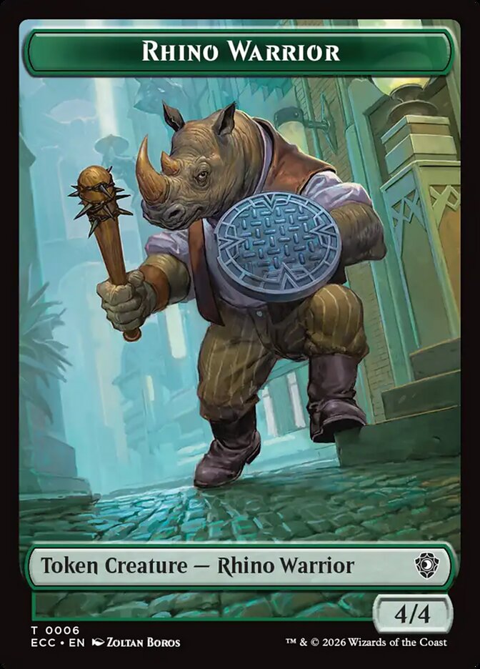 Rhino Warrior card front