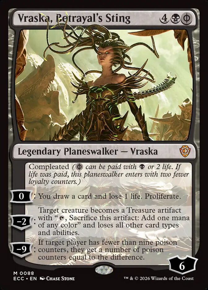Vraska, Betrayal's Sting card front