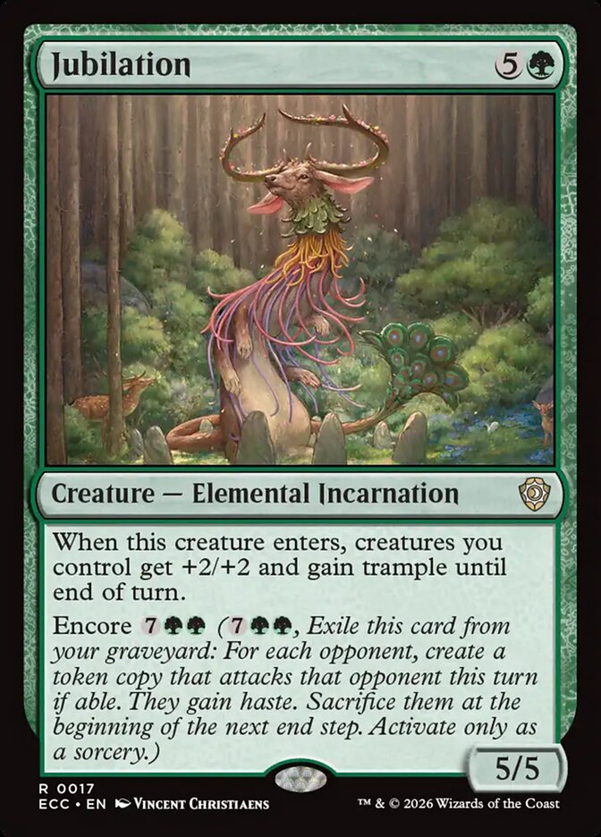 Jubilation card front