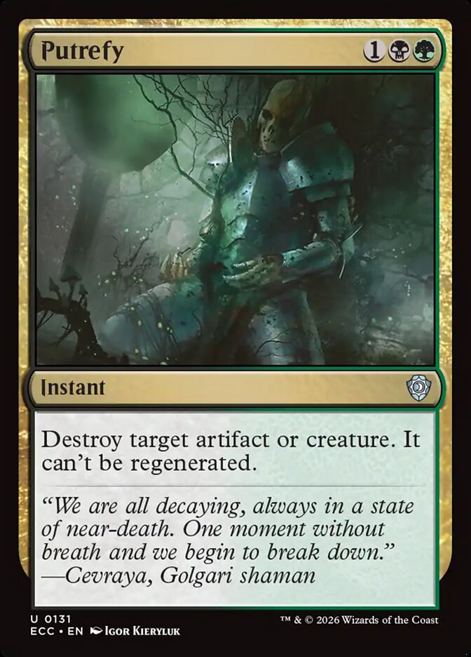 Putrefy card front