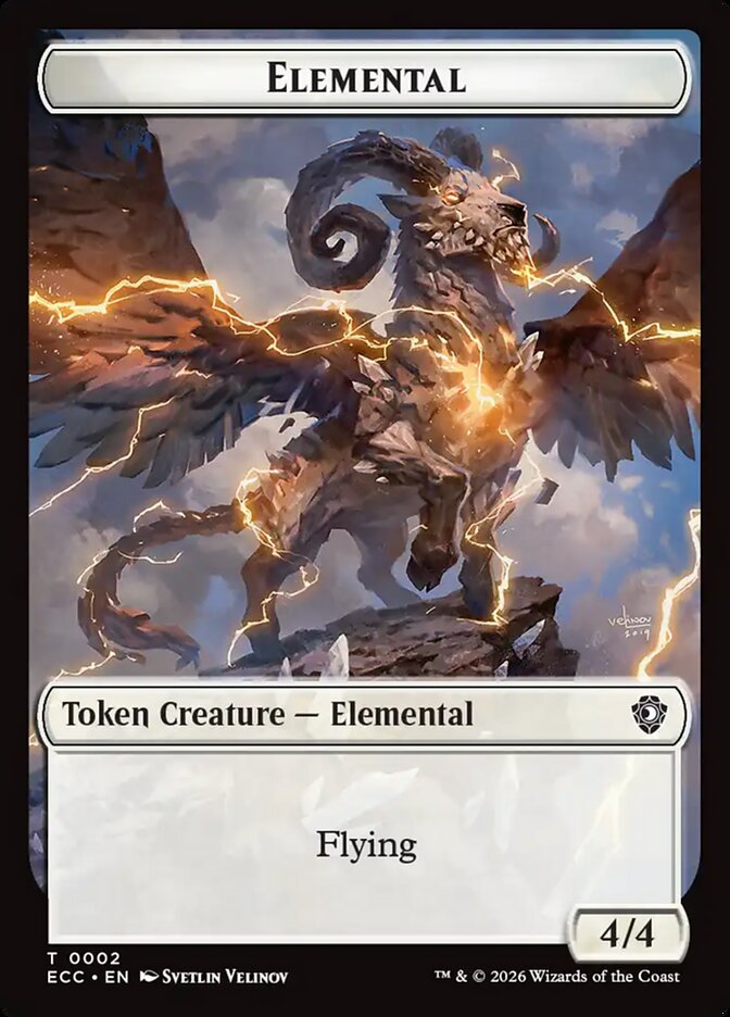 Elemental card front