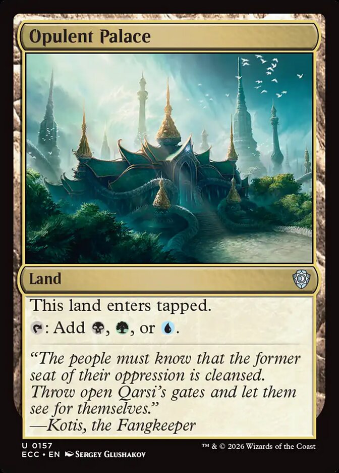 Opulent Palace card front