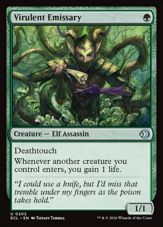 Virulent Emissary card front