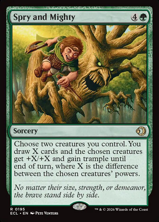 Spry and Mighty card front