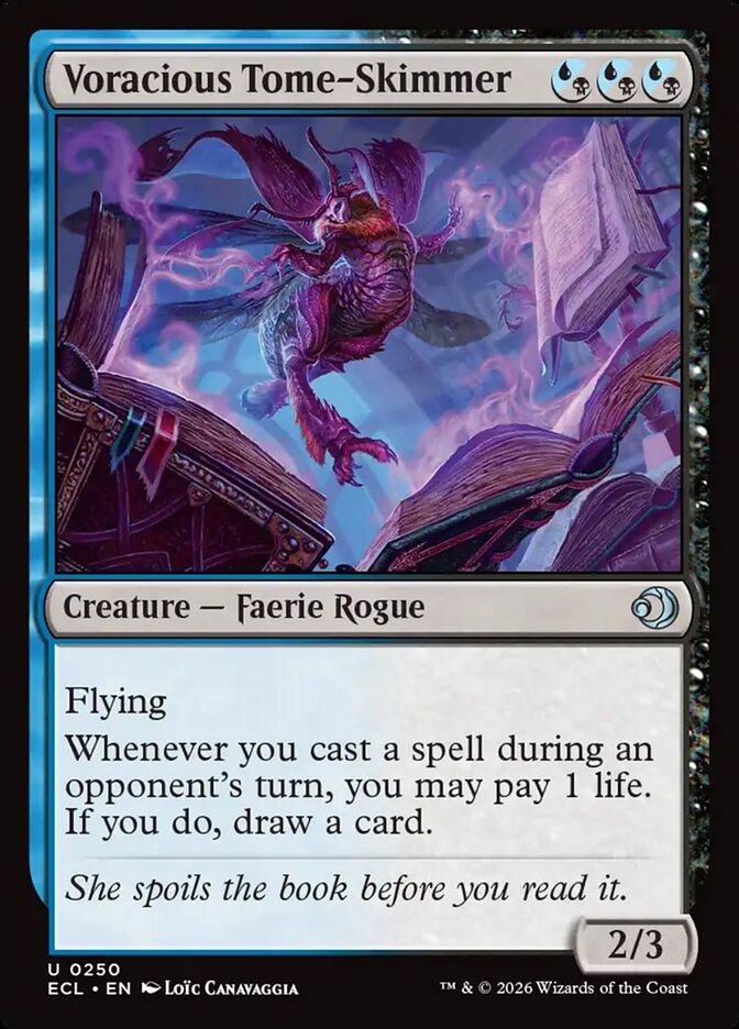 Voracious Tome-Skimmer card front