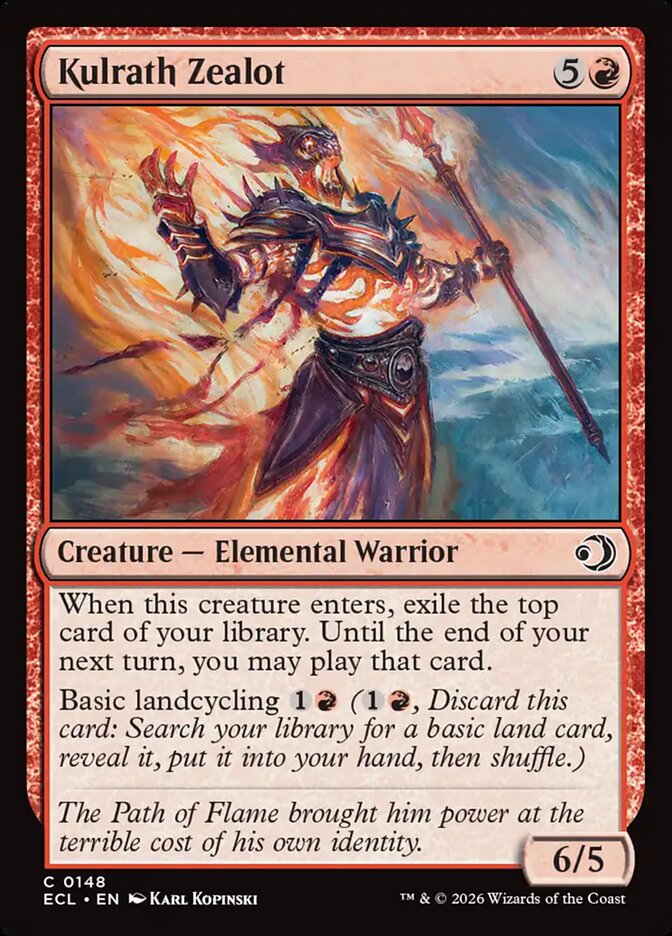 Kulrath Zealot card front