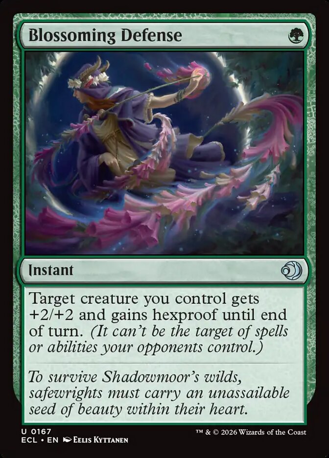 Blossoming Defense card front