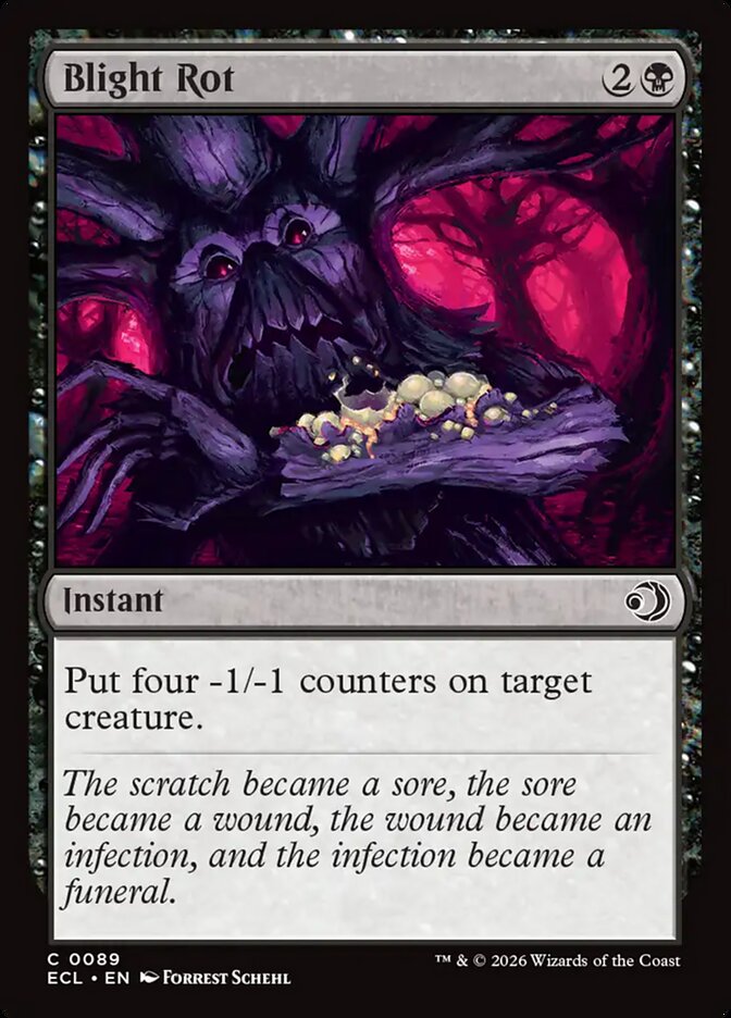 Blight Rot card front