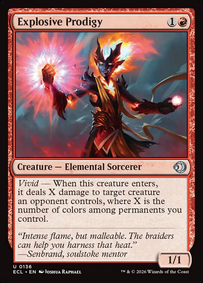 Explosive Prodigy card front