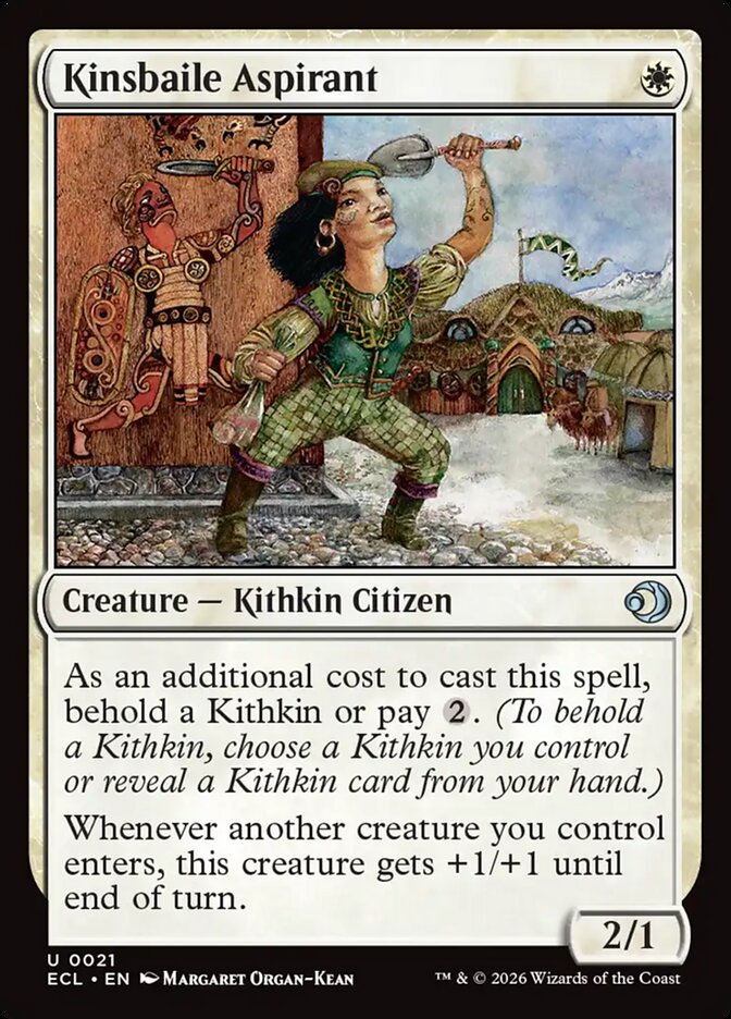 Kinsbaile Aspirant card front