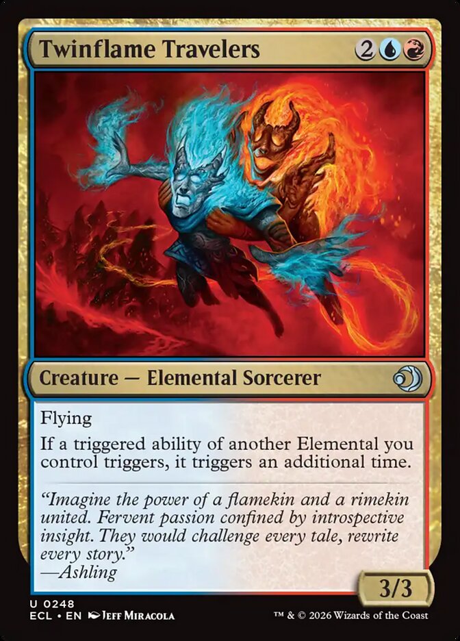 Twinflame Travelers card front