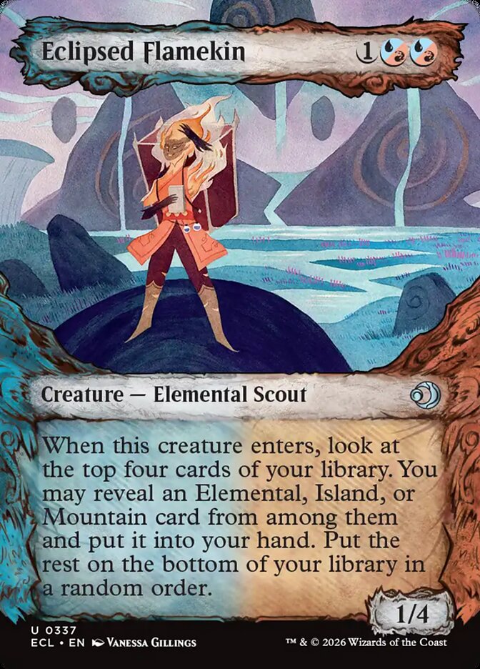 Eclipsed Flamekin card front